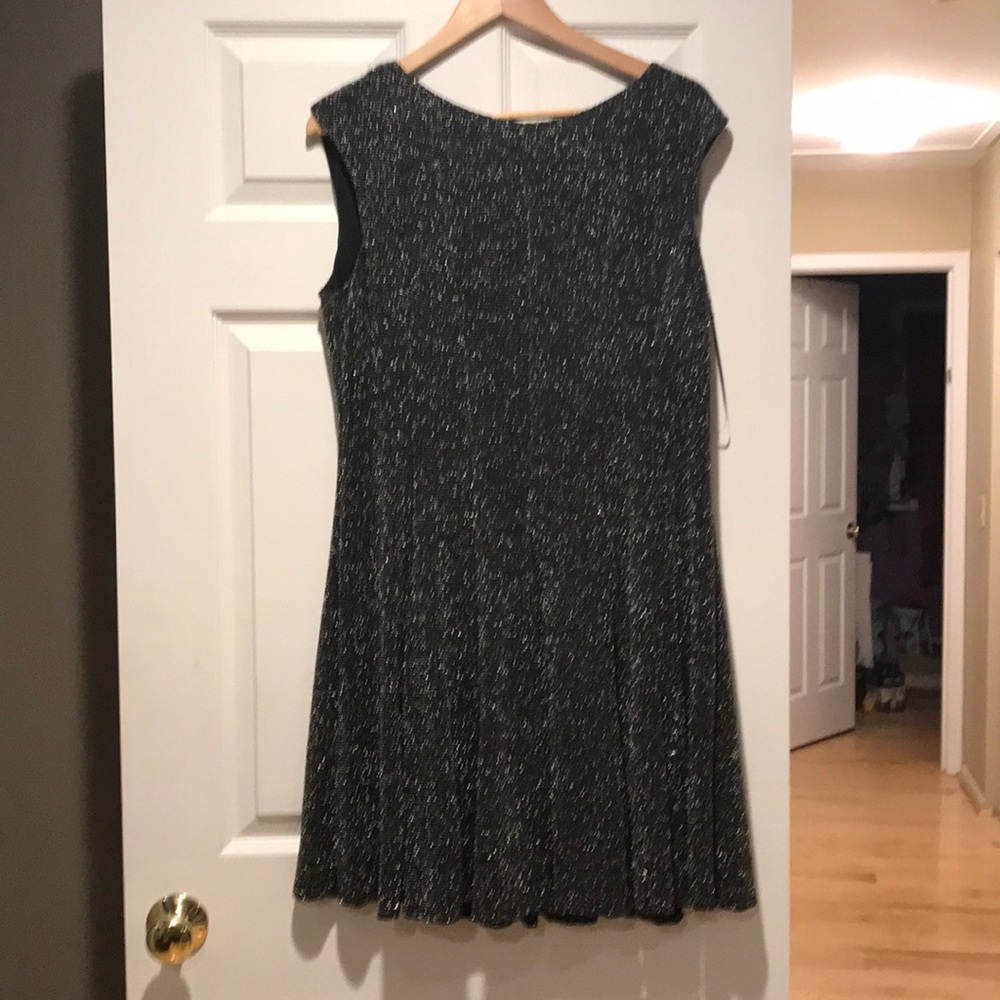 Metallic Black Dress
